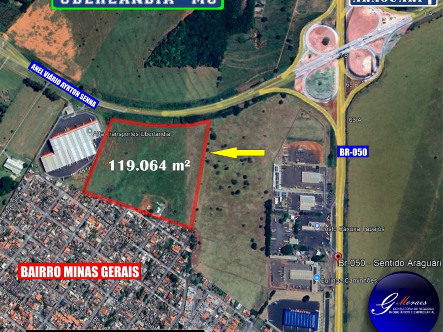 Área à venda no Minas Gerais Uberlândia/MG